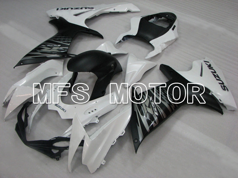 Suzuki GSXR600 GSXR750 2011-2024 Injection ABS Fairing - Factory Style - Black White Matte - MFS5157 - Fairings Kit