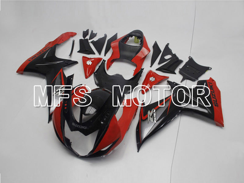 Suzuki GSXR600 GSXR750 2011-2024 Injection ABS Fairing - Factory Style - Black Red - MFS5207 - Fairings Kit