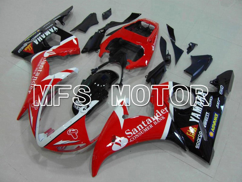 Yamaha YZF-R6 2003-2004 Injection ABS Fairing - Santander - Red Black - MFS5226 - Fairings Kit