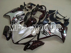 Suzuki GSXR1300 Hayabusa 2008-2020 Injection ABS Fairing - Fatcory - Black Silver - MFS5283 - Fairings Kit