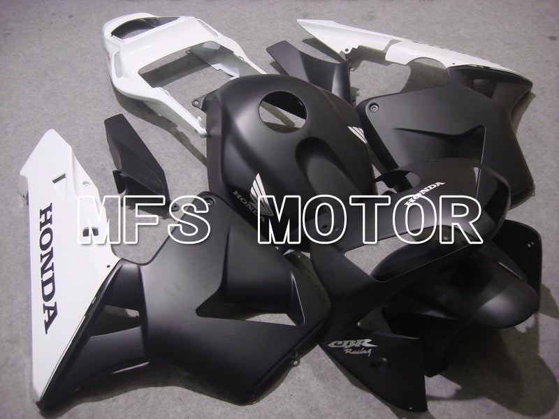 Honda CBR600RR 2003-2004 ABS Injection Fairing - Factory Style - White Black Matte - MFS5308 - Fairings Kit