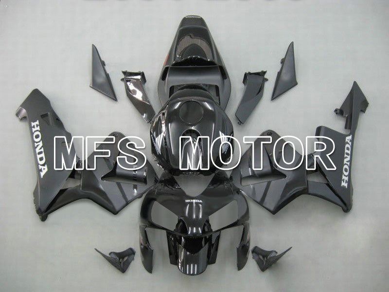 Honda CBR600RR 2003-2004 ABS Injection Fairing - Factory Style - Black Gray - MFS5325 - Fairings Kit