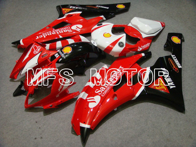 Yamaha YZF-R6 2006-2007 Injection ABS Fairing - Santander - Red Black - MFS5331 - Fairings Kit