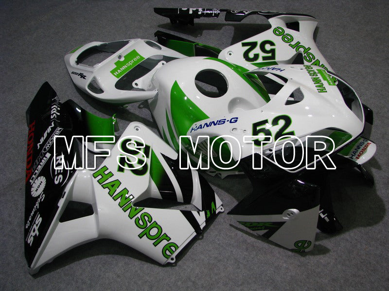 Honda CBR600RR 2005-2006 Injection ABS Fairing - HANN Spree - Black White Green - MFS5435 - Fairings Kit