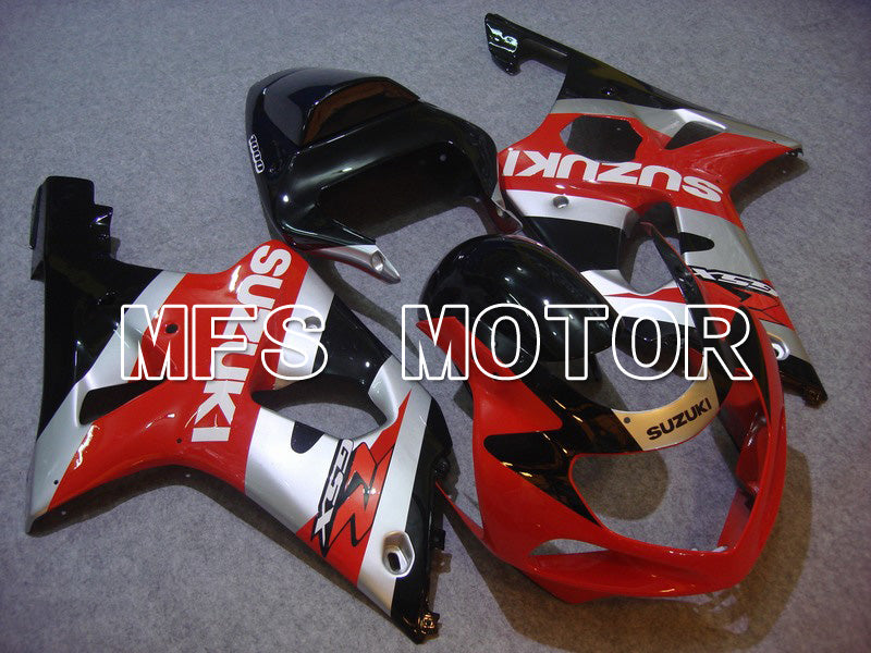 Suzuki GSXR1000 2000-2002 Injection ABS Fairing - Factory Style - Red Silver - MFS5470 - Fairings Kit