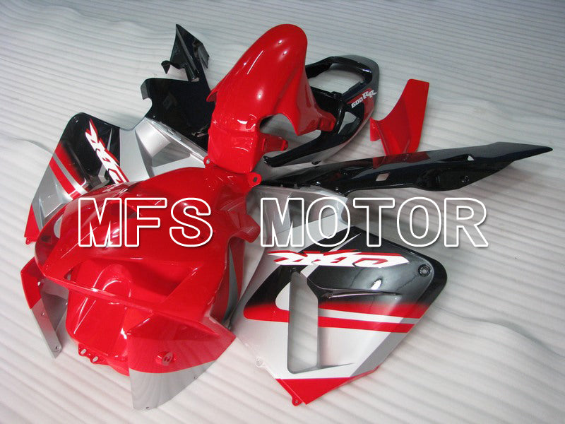 Honda CBR600RR 2005-2006 Injection ABS Fairing - Factory Style - Red Silver - MFS5512 - Fairings Kit