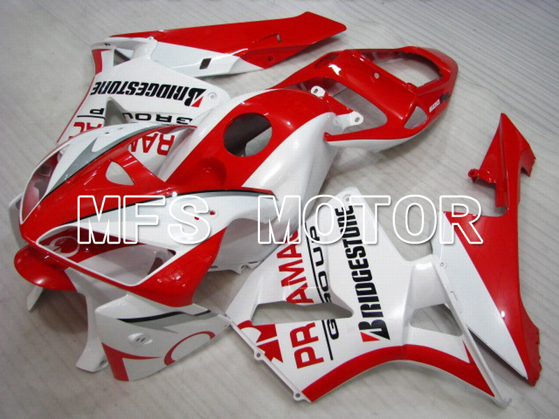 Honda CBR600RR 2005-2006 Injection ABS Fairing - PRAMAC - White Red - MFS5534 - Fairings Kit