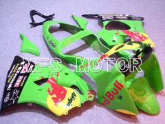 Kawasaki NINJA ZX6R 2000-2002 Injection ABS Fairing - Red Bull - Green - MFS5584 - Fairings Kit