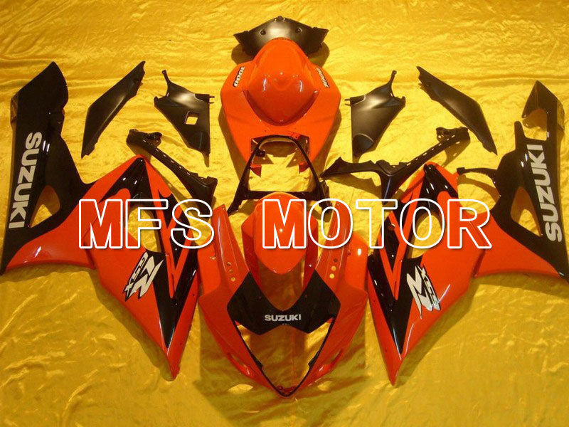 Suzuki GSXR1000 2005-2006 Injection ABS Fairing - Factory Style - Black Red - MFS5599 - Fairings Kit
