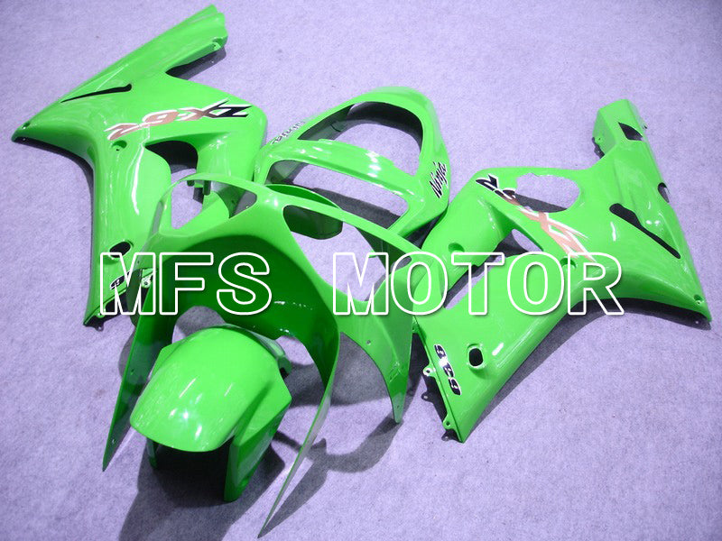 Kawasaki NINJA ZX6R 2003-2004 Injection ABS Fairing - Factory Style - Green - MFS5648 - Fairings Kit