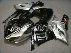 Kawasaki NINJA ZX6R 2005-2006 Injection ABS Fairing - Monster - Black Silver - MFS5706 - Fairings Kit