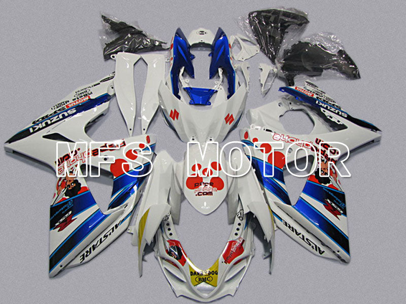 Suzuki GSXR1000 2009-2016 Injection ABS Fairing - Dark Dog - White Blue - MFS5755 - Fairings Kit
