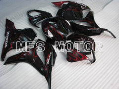Honda CBR600RR 2009-2012 Injection ABS Fairing - Flame - Red Black - MFS5842 - Fairings Kit