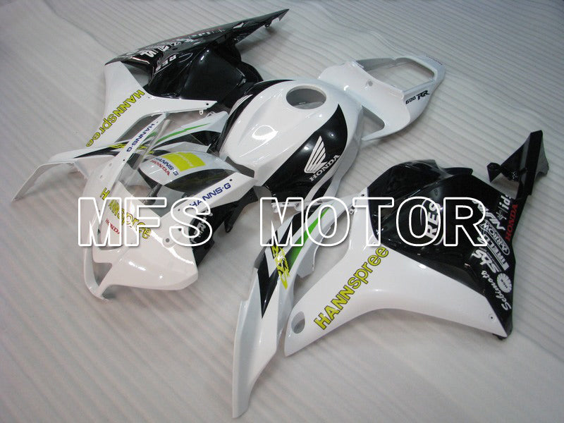 Honda CBR600RR 2009-2012 Injection ABS Fairing - HANN Spree - White Black - MFS5845 - Fairings Kit