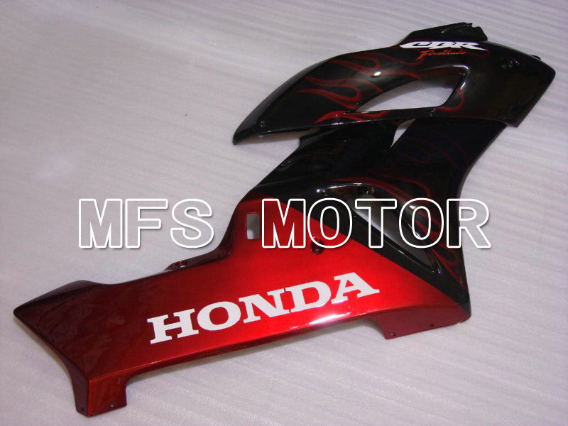 Honda CBR1000RR 2004-2005 Injection ABS Fairing - Flame - Red Black - MFS5854 - Fairings Kit