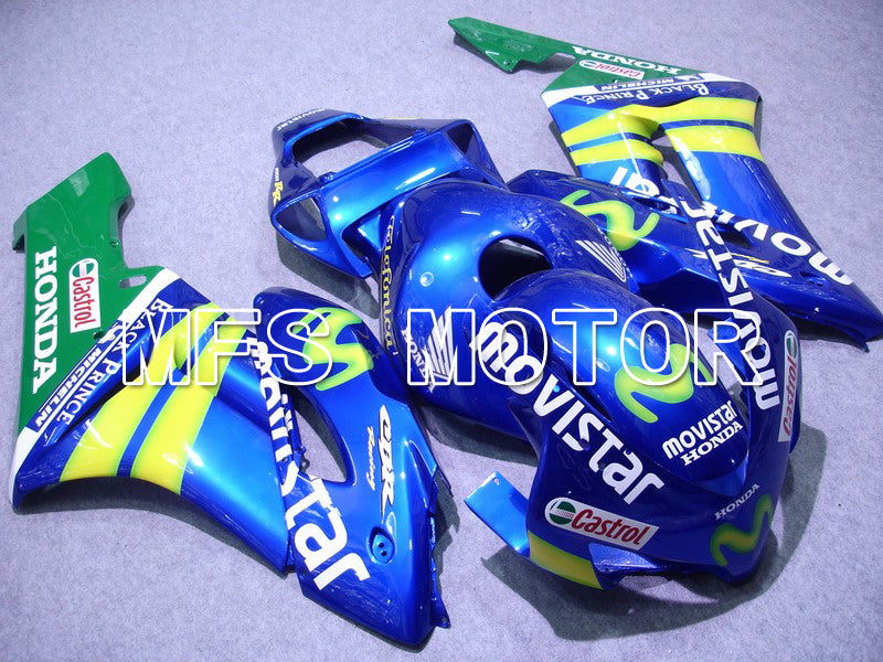 Honda CBR1000RR 2004-2005 Injection ABS Fairing - Movistar - Yellow Green Blue - MFS5905 - Fairings Kit
