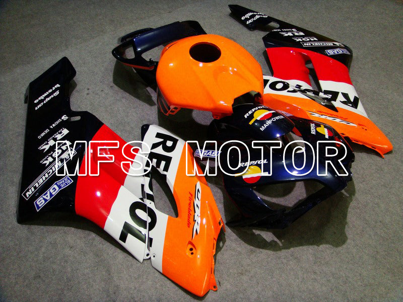 Honda CBR1000RR 2004-2005 Injection ABS Fairing - Repsol - Red Orange Black - MFS5949 - Fairings Kit