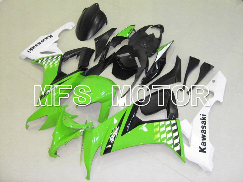Kawasaki NINJA ZX10R 2008-2010 Injection ABS Fairing - Factory Style - Black Green White - MFS6007 - Fairings Kit