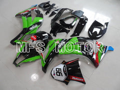 Kawasaki NINJA ZX10R 2011-2015 Injection ABS Fairing - Others - Black Green - MFS6015 - Fairings Kit