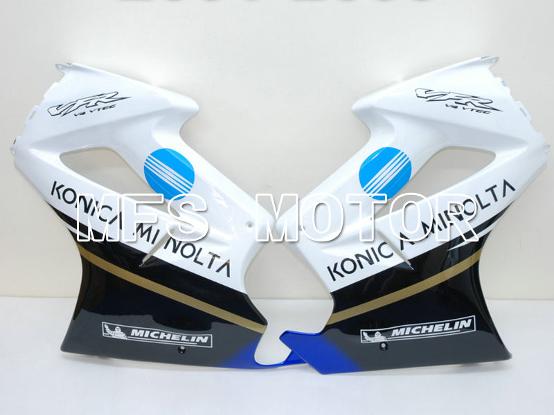 Honda VFR800 2002-2013 Injection ABS Fairing - Konica Minolta - Black White - MFS6318 - Fairings Kit
