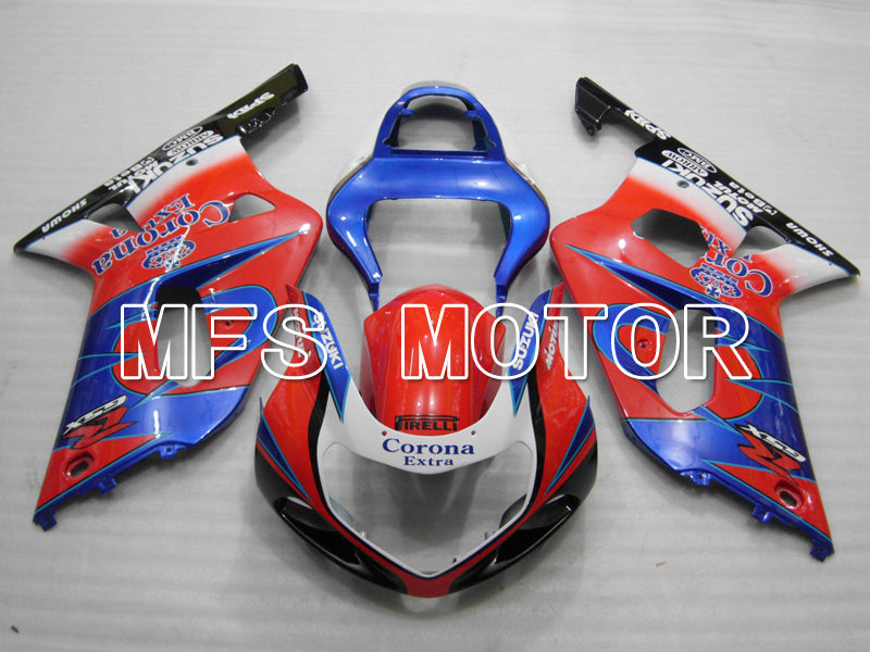 Suzuki GSXR600 2001-2003 Injection ABS Fairing - Corona - Blue Red - MFS6420 - Fairings Kit