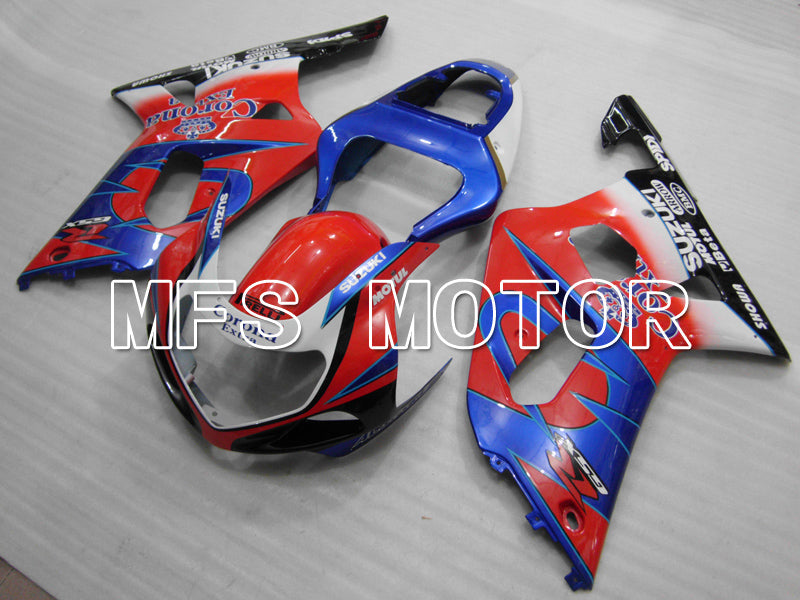 Suzuki GSXR600 2001-2003 Injection ABS Fairing - Corona - Blue Red - MFS6420 - Fairings Kit