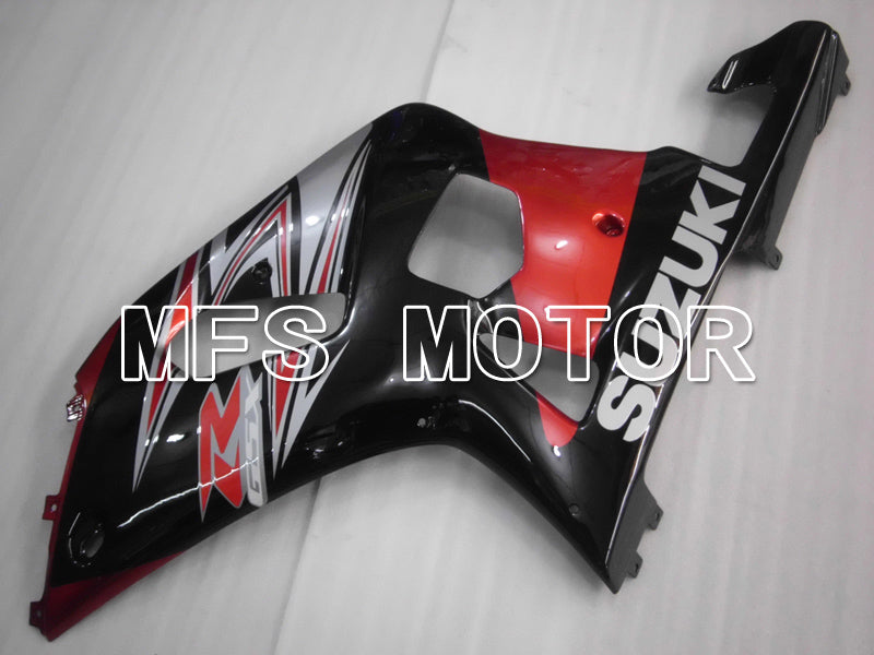 Suzuki GSXR600 2001-2003 Injection ABS Fairing - Factory Style - Black Red - MFS6422 - Fairings Kit