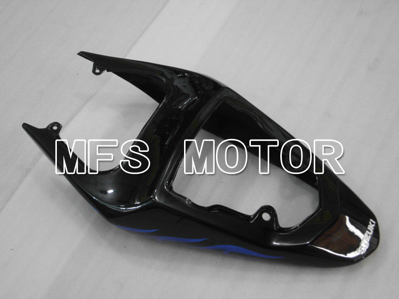Suzuki GSXR600 GSXR750 2004-2005 Injection ABS Fairing - Flame - Black Blue - MFS6424 - Fairings Kit