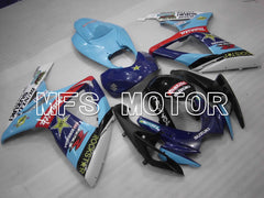 Suzuki GSXR600 GSXR750 2006-2007 Injection ABS Fairing - DUNLOP - Blue - MFS6431 - Fairings Kit