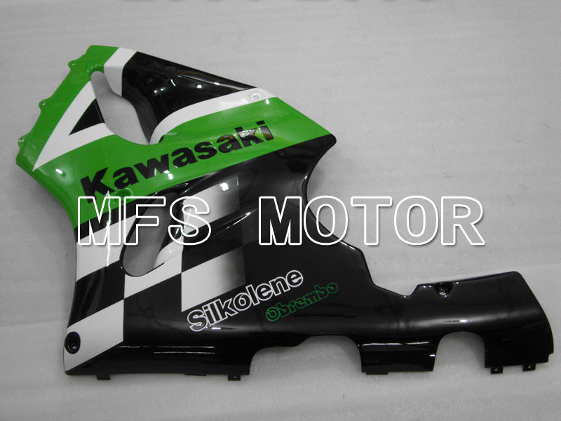 Kawasaki NINJA ZX7R 1996-2003 ABS Fairing - Factory Style - Black Green - MFS6457 - Fairings Kit