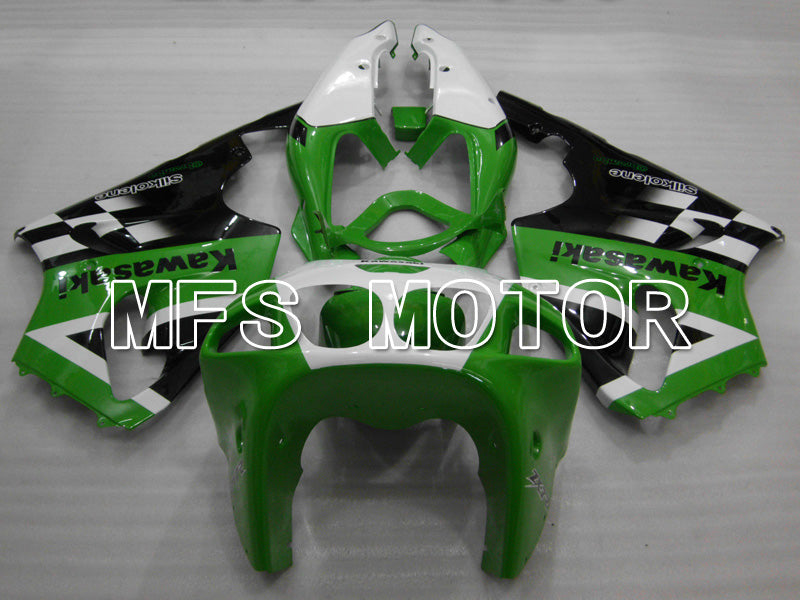 Kawasaki NINJA ZX7R 1996-2003 ABS Fairing - Factory Style - Black Green - MFS6457 - Fairings Kit