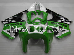 Kawasaki NINJA ZX7R 1996-2003 ABS Fairing - Factory Style - Black Green - MFS6457 - Fairings Kit