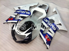 Suzuki GSXR600 2001-2003 Injection ABS Fairing - Factory Style - Black Wihte Blue - MFS6459 - Fairings Kit