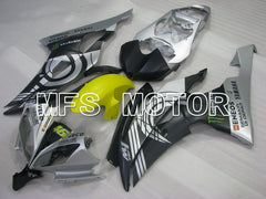Yamaha YZF-R6 2008-2016 Injection ABS Fairing - Monster - Matte Black Silver - MFS3871 - Fairings Kit