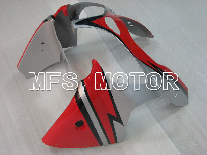 Kawasaki NINJA ZX6R 2000-2002 Injection ABS Fairing - Factory Style - Red Silver - MFS3661 - Fairings Kit