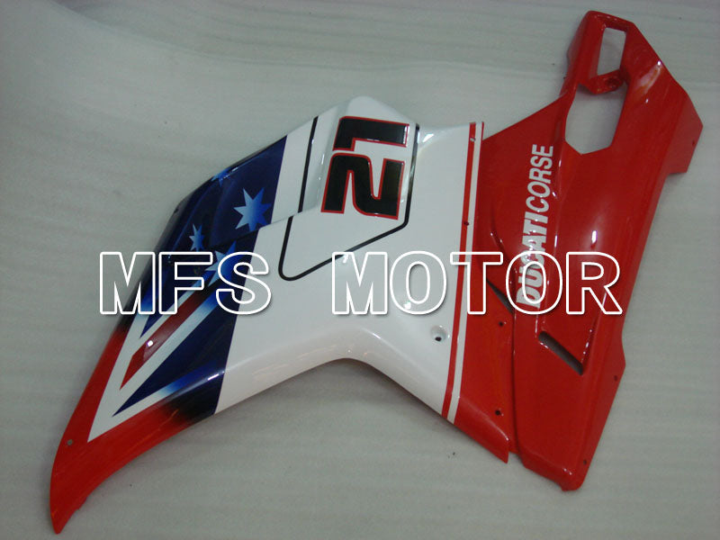 Ducati 848 / 1098 / 1198 2007-2011 Injection ABS Fairing - Others - Red White - MFS4154 - Fairings Kit