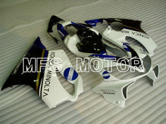 Honda CBR600 F4i 2001-2003 Injection ABS Fairing - Konica Minolta - Black White - MFS4686 - Fairings Kit